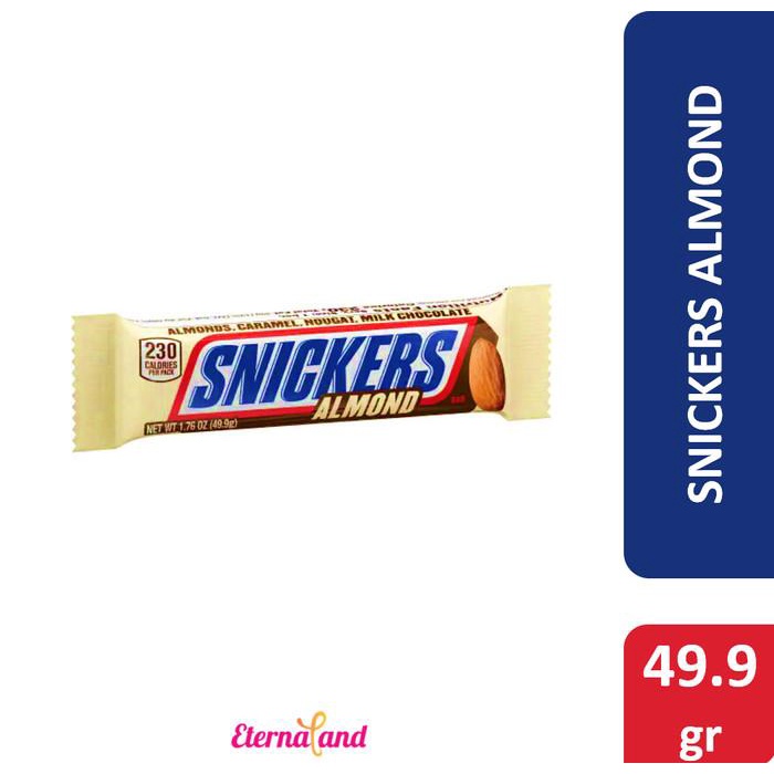 

Kuliner.Kita Snickers Almond Chocolate - Cokelat Nougat Caramel Dan Kacang