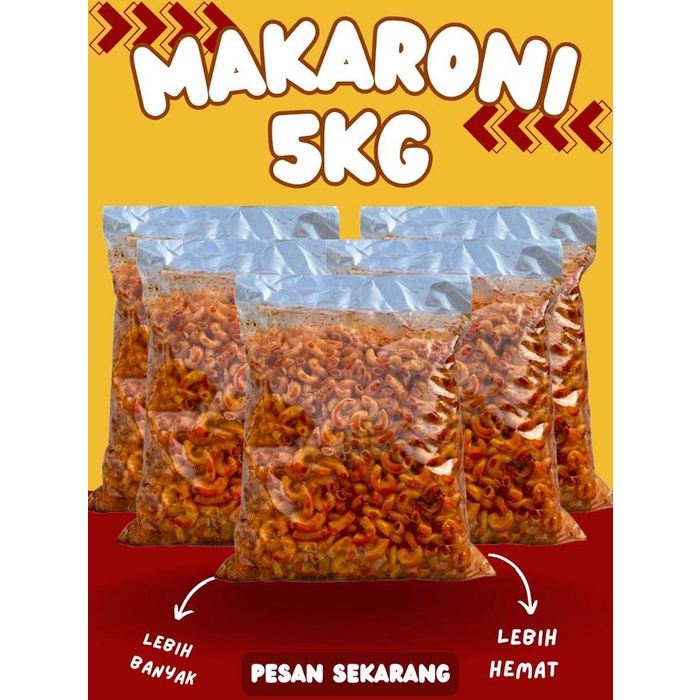 

Kuliner.Kita Makaroni 5Kg (Paket Usaha) Juragan Lalada Food Crispy Camilan Makroni