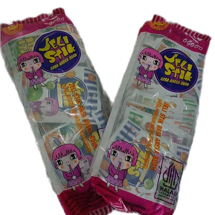 

Kuliner.Kita Qeqe Jeli Stik Isi 50 Pcs