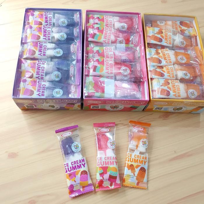 

Kuliner.Kita Permen Lunak Ice Cream Gummy (Isi 30Pcs) Candy Food