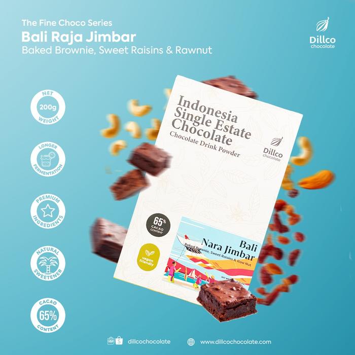 

Kuliner.Kita Dillco Chocolate Bali Narajimbar Fine Choco Series 200Gr