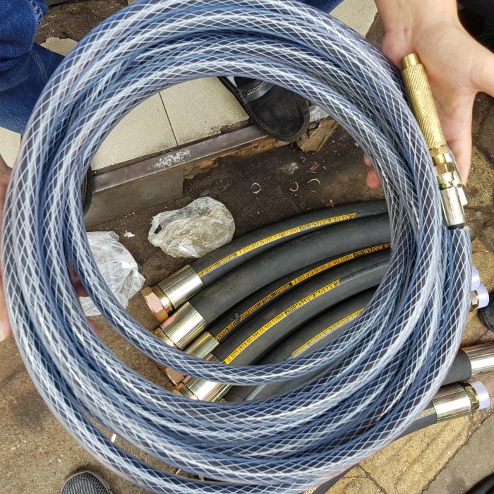 Terbagus Selang Mesin Cuci Mobil Motor Sanchin 1/4" 10Mtr Lapis