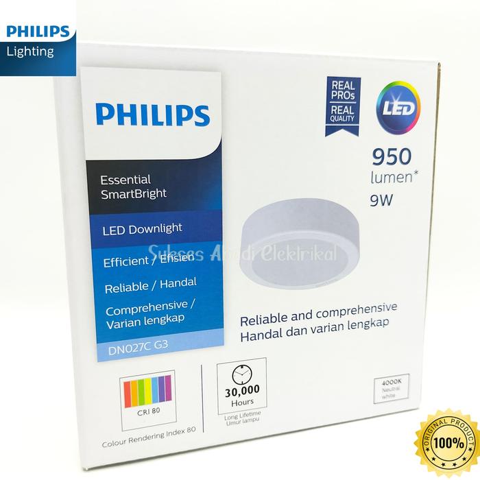 Downlight LED Outbow PHILIPS DN027C 9 Watt