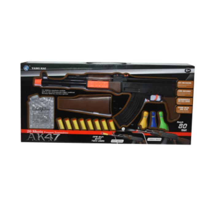 SNIPER BLAZE STROM GUN AK47 M47 FREE 8 SOFT AND 200 WATER BULLET TERMURAH