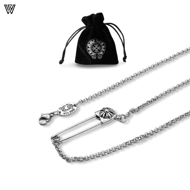 Chrome Hearts Safety Pin Necklace