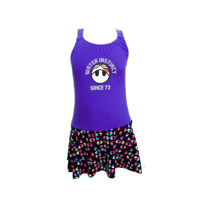 Ready Arena Girls Swim Suit PP AJW-20210 Baju Renang Anak Perempuan Ungu