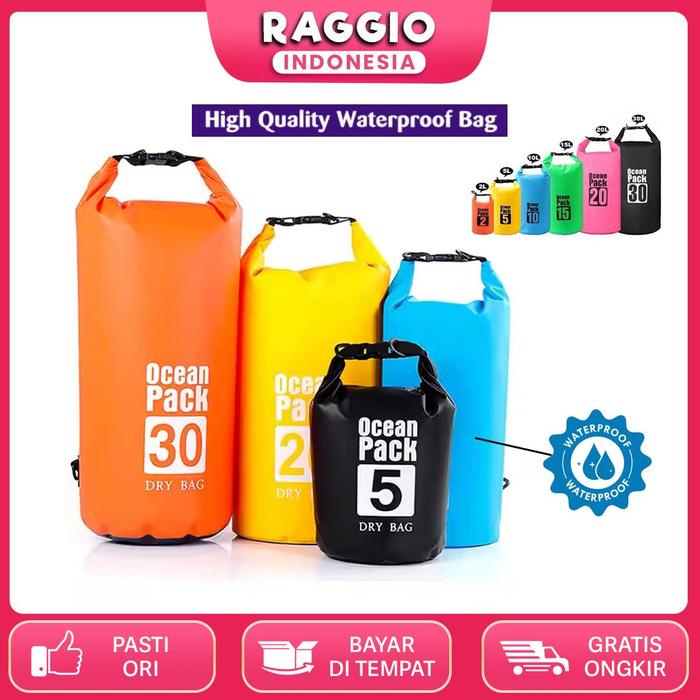 Ready ocean pack tas dry tas untuk berenang olahraga mancing anti air Bag