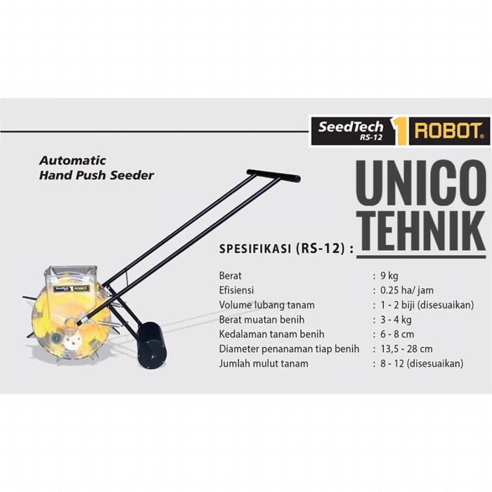 Alat tanam biji Jagung ROBOT RS 12 / Automatic Hand Push Seeder ROBOT