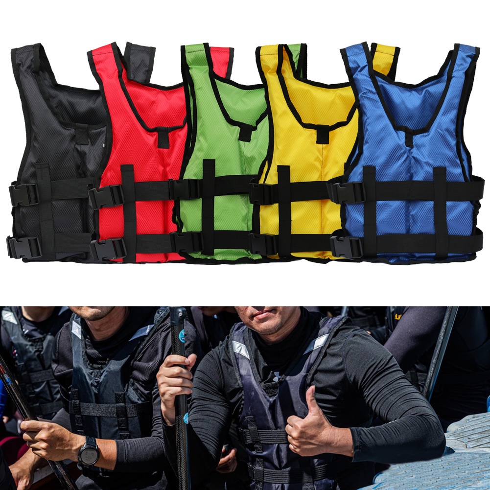 Professional Life Jacket Adjustable Swimming Rescue Life Jacket Waterproof for Kayaking Boating