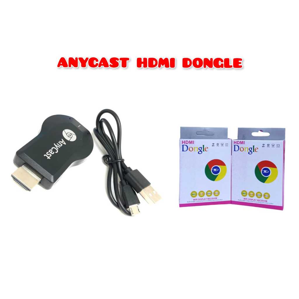Anycast Wifi Display Receiver HDMI Dongle Wireless Plus Kabel Wifi + Pack HCV-13 Dw05