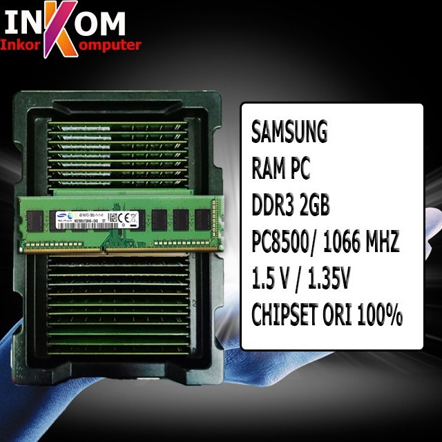[Expert] Ram Komputer 2GB 2RX8 PC3 8500U