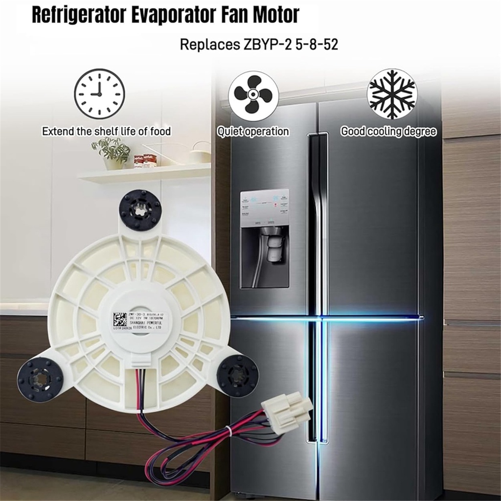 N85R ZWF-30-3 Refrigerator Evaporator Fan Motor for Samsung Refrigerator Cooling Fan Motor