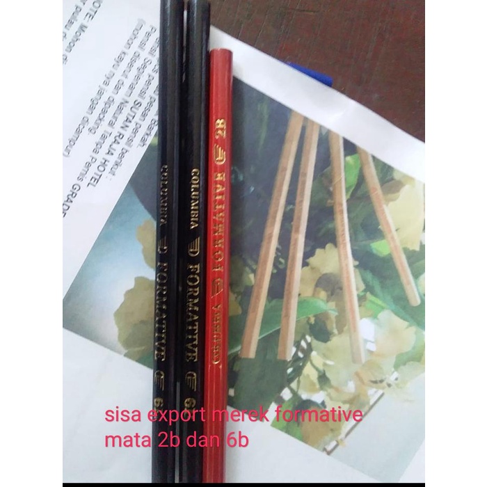 

^^^^^] pensil bulat jumbo formative columbia 2B atau 6B satuan sisa export