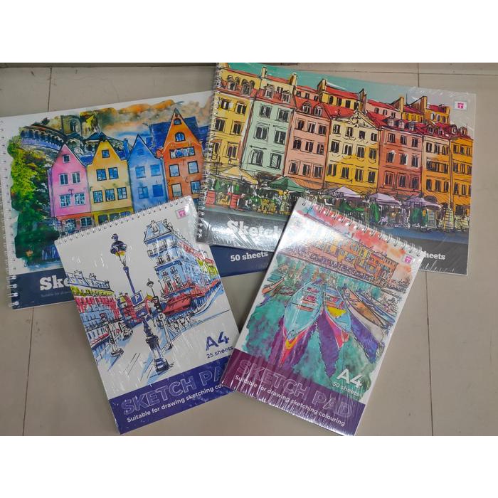 

favorit] scetch book RING KAWAT a3 tiara isi 25lembar