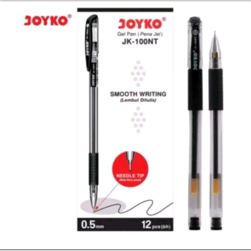 

(12pcs) Pulpen Gel Joyko JK-100NT