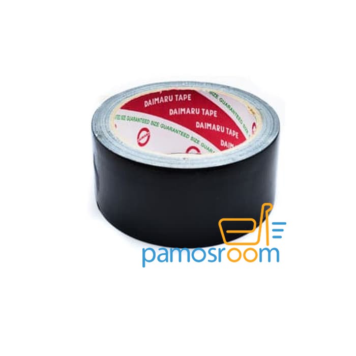 

Lakban Kain Cloth Tape 2 Inch 48mm x 12 meter Hitam Daimaru / Lakban