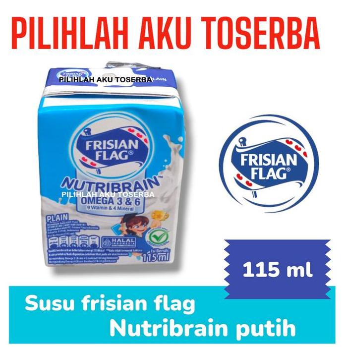 

SALE TERHOTT SUSU FRISIAN FLAG NUTRIBRAIN PLAIN 115 ML - ( HARGA 1 DUS ) READYY