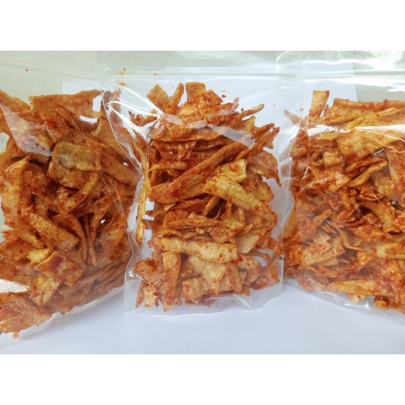 

Manggleng pedas manis/keripik singkong serut pedas 130 g