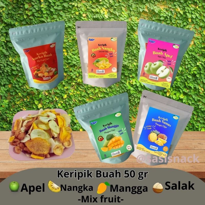

Keripik Buah dan Keripik Sayur 50 gr