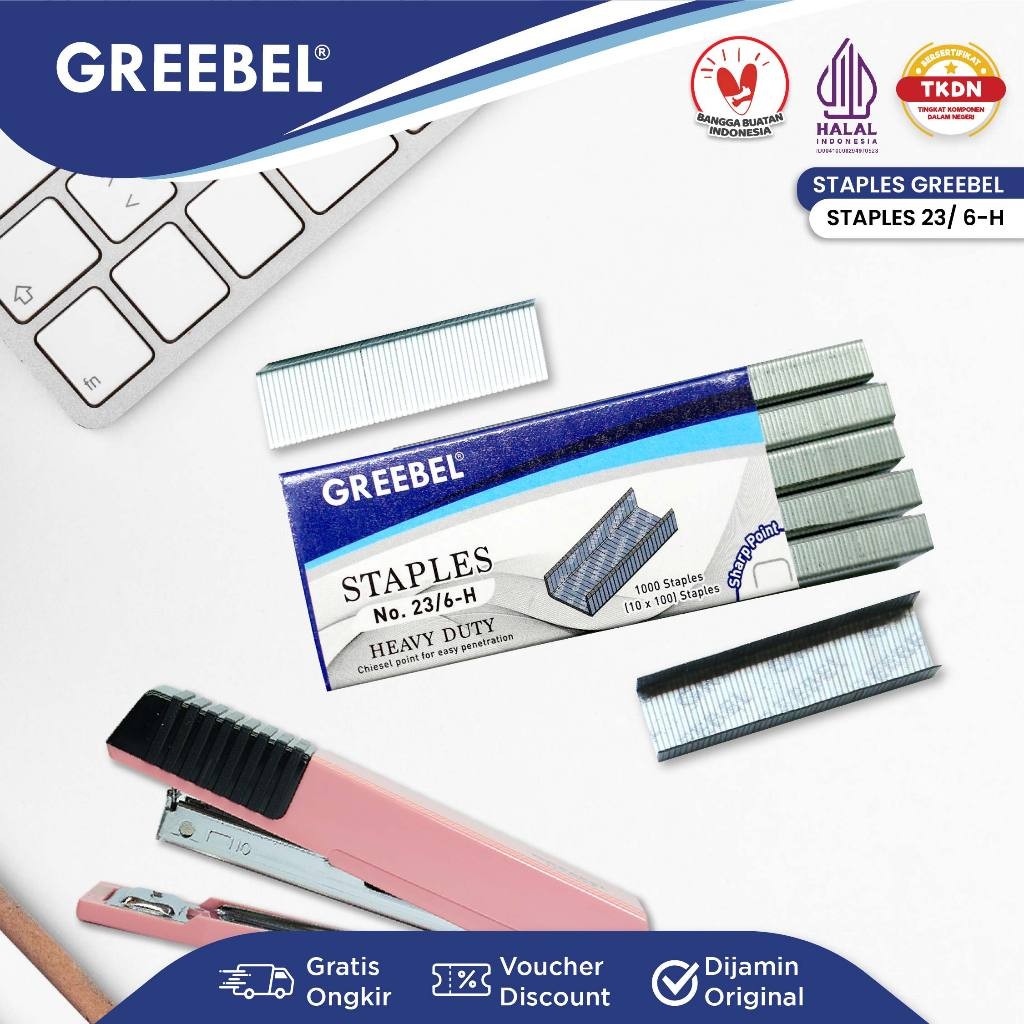 

GREEBEL STAPLES 23/6 / STATIONERY CASTLE