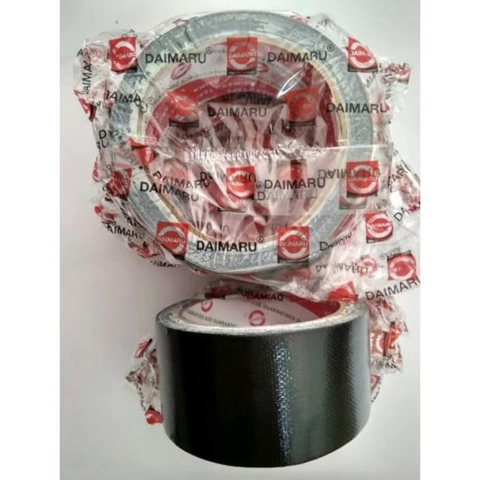 TERBAIK Lakban Kain Hitam Daimaru 48mm/Cloth Tape Daimaru/Linen/Lakban Jilid 2inch