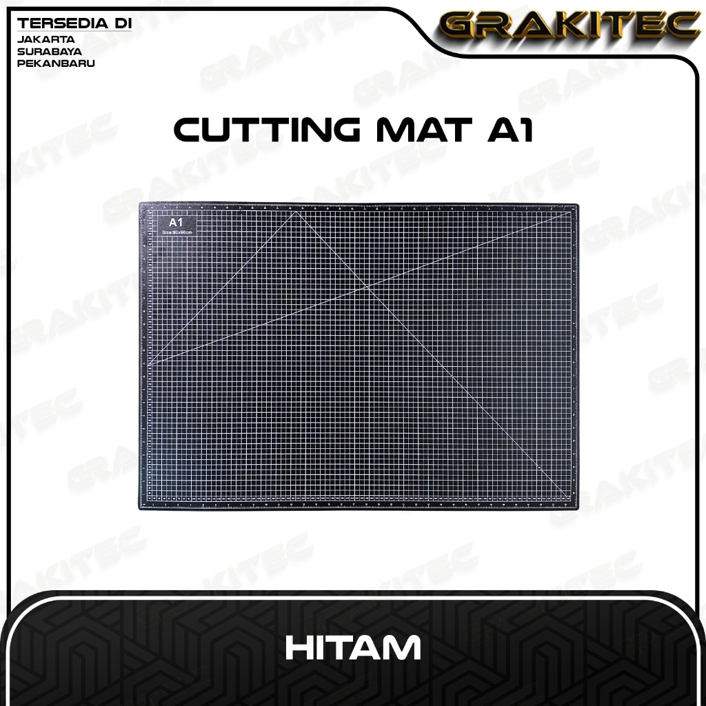 

Alas Potong Kertas ( Cutting Mat ) A2 & A1 Bahan PVC, Double-Side, Self Healing untuk potong kertas