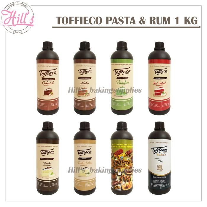 

BisaInstan- PASTA & RUM TOFFIECO TOFFIENA 1000 GR / PERISA PERASA 1 KG TOFIECO