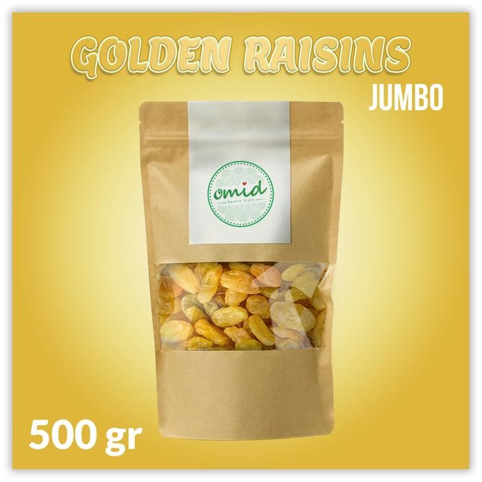 

BisaInstan- Golden Raisin Jumbo (Kismis Kuning Besar / Jumbo) 500gr