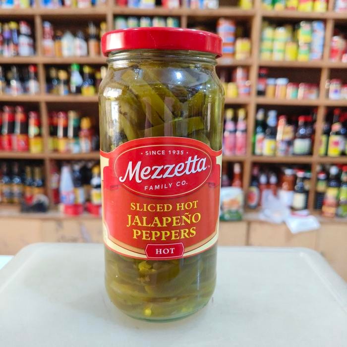 

BisaInstan- Mezzetta Sliced HOT Jalapeno Peppers 473ml