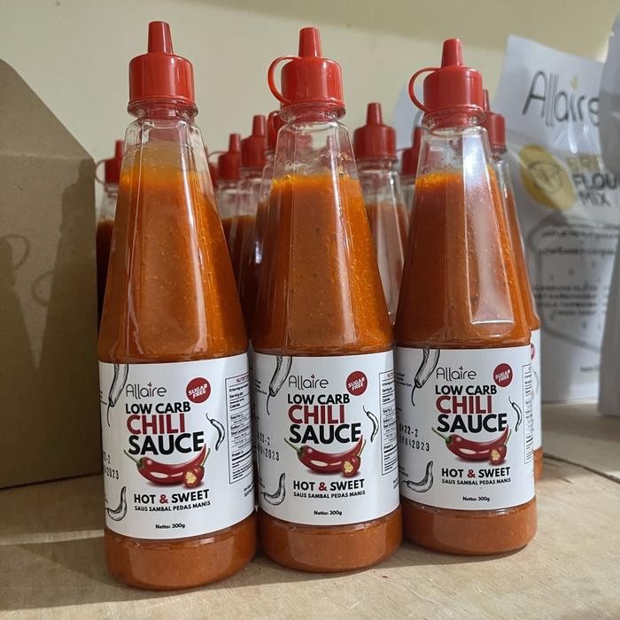 

BisaInstan- Keto Hot and Sweet Chili Sauce Sugar Free Low Carb Saus Sambal Pedas