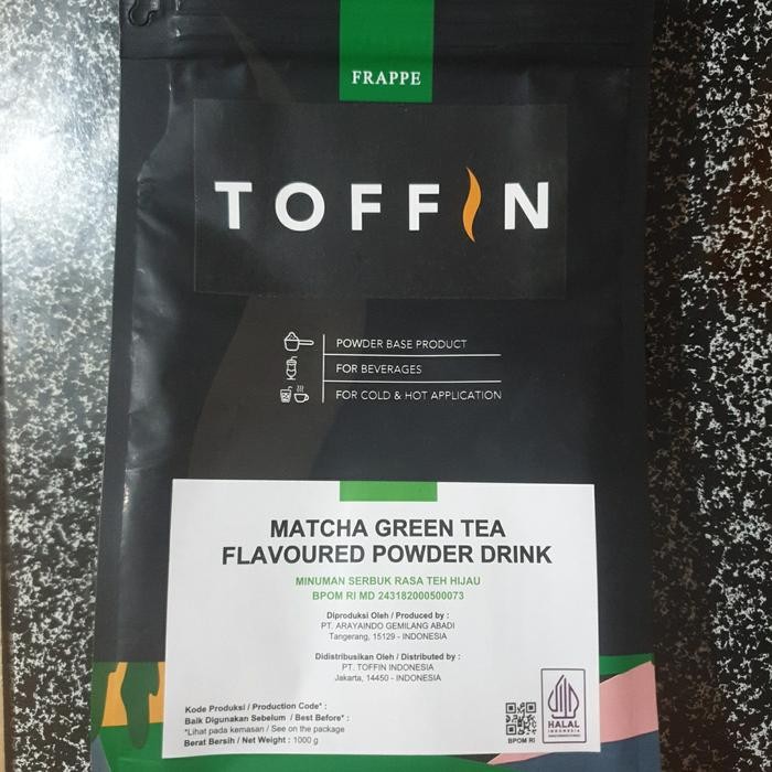

BisaInstan- Powder/Frappe Toffin Matcha Greentea 1000Gr Premium