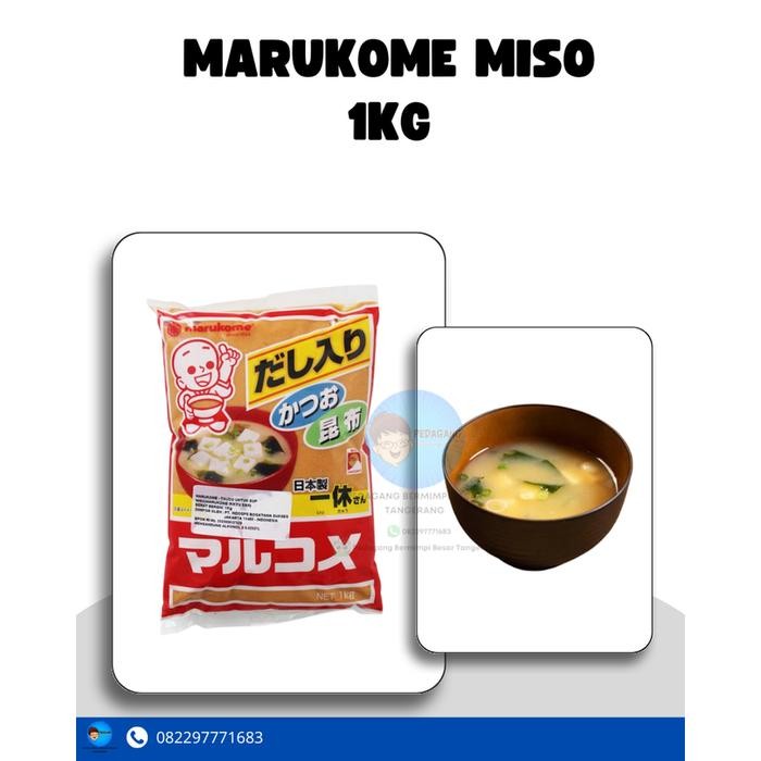 

Kirim,HariYgSama- Marukome Ikkyusan Miso Paste 1Kg / Bumbu Pasta Miso Import Jepang