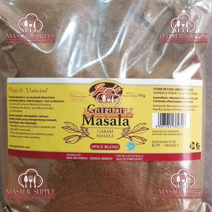 

BisaInstan- GARAM MASALA JAYS 1 KG / MASALA POWDER / BUMBU KARI INDIA