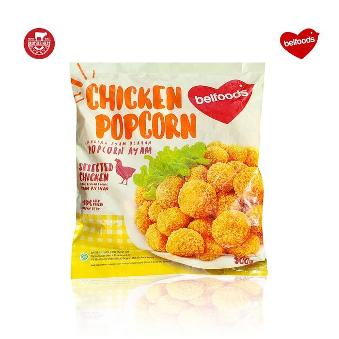 

Kirim,HariYgSama- Belfoods Favorite Chicken Popcorn 500gr, Daging Ayam Olahan Halal
