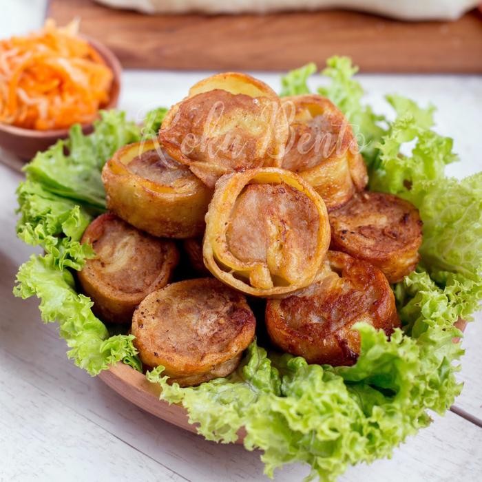 

Kirim,HariYgSama- Mini Pack Egg Chicken Roll isi 3 Roll (Eggroll Roku Bento)