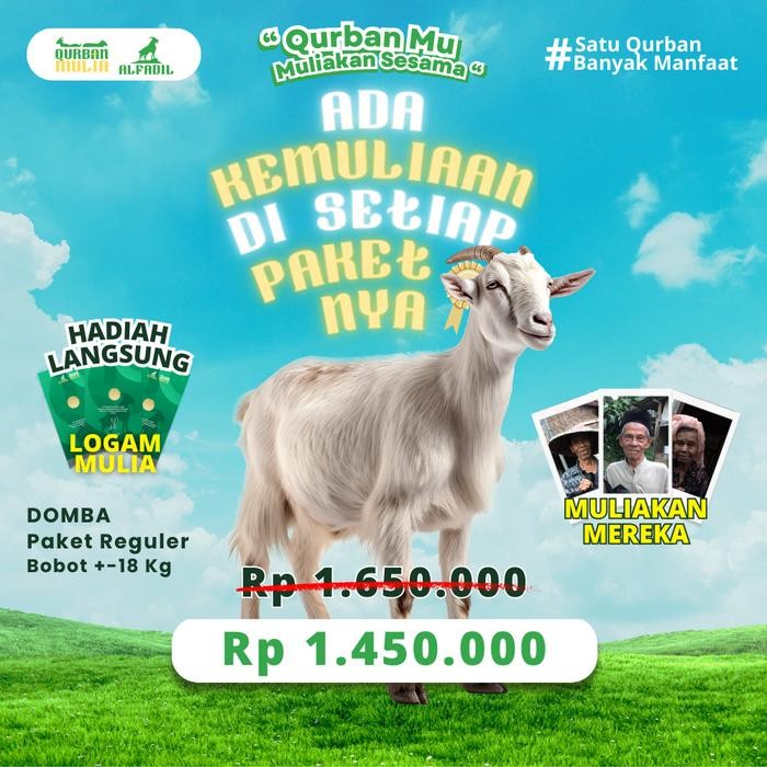 

Kirim,HariYgSama- Qurban Domba Kambing Tebar Semua Bisa Berqurban [Harga Spesial]