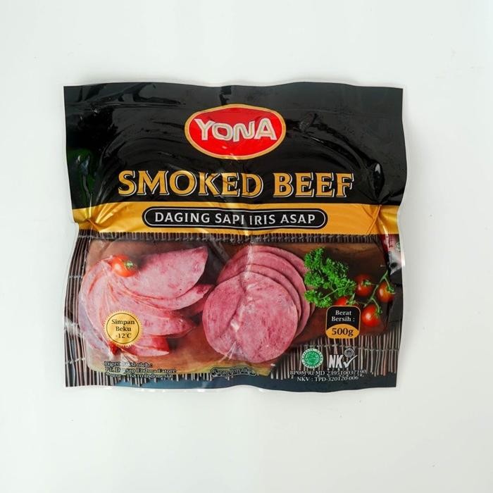 

Kirim,HariYgSama- yona smoked beef daging sapi asap olahan 500gr