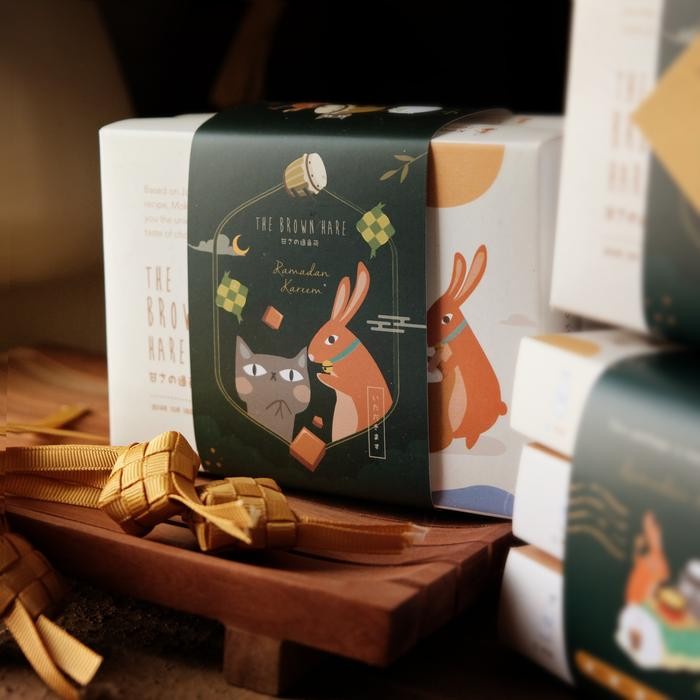

Kirim,HariYgSama- BUNDLING Lebaran 2 small chocolate + tag card The Brown Hare