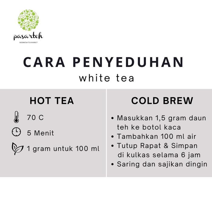 

Terlaris- [ Pasarteh ] White Peony Sukabumi White Tea Teh Putih