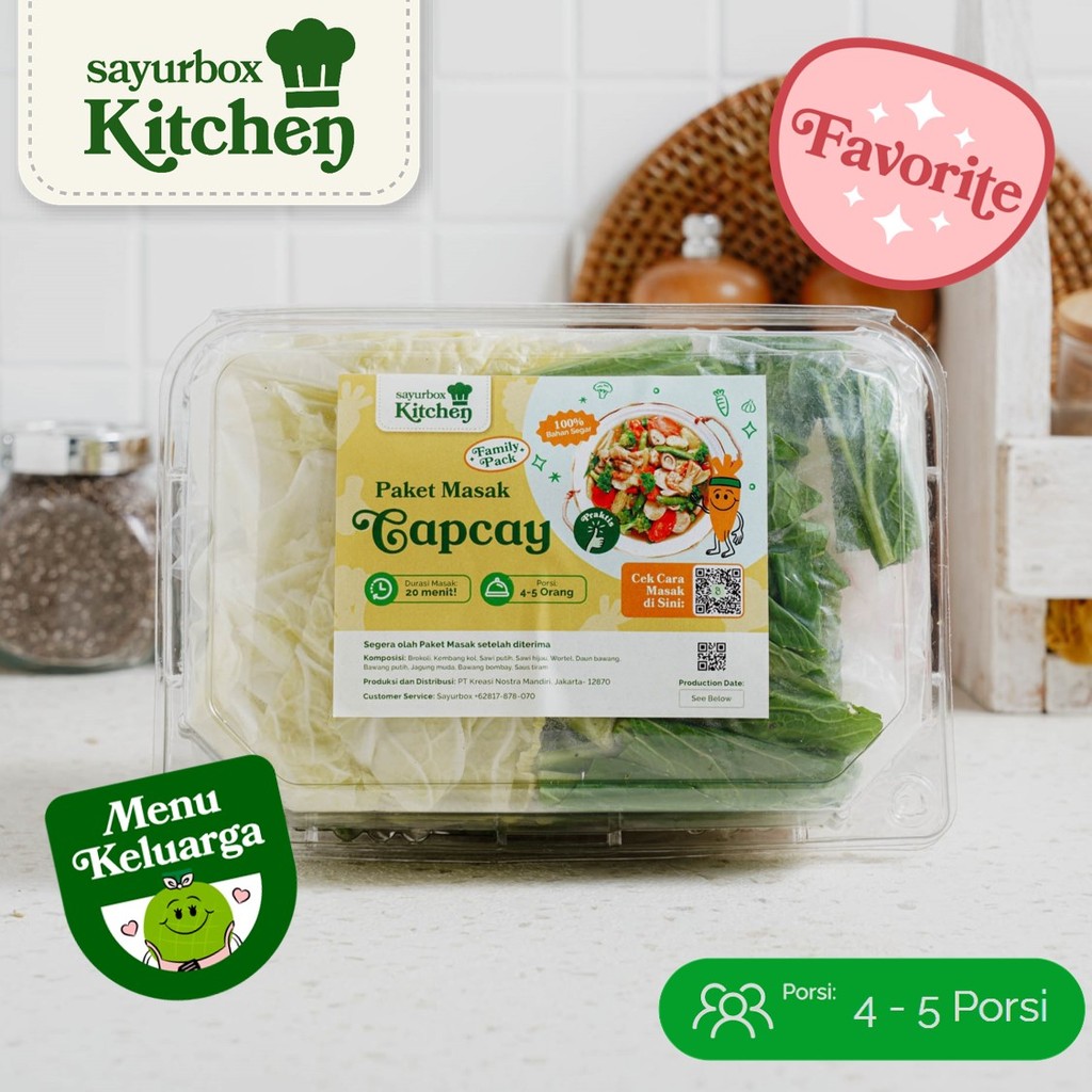 

Sayurbox Kitchen Paket Masak Capcay Family Pack 1 pack