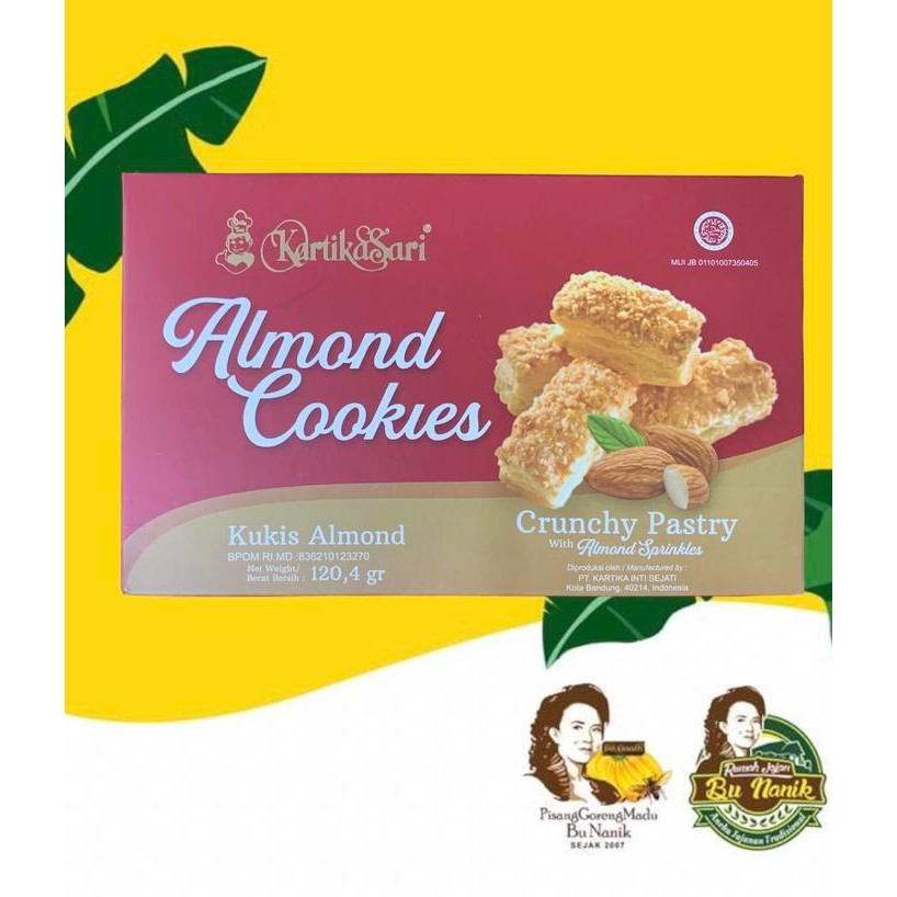 

Kirim,HariYgSama- Almond Cookies Kartika Sari / Almond Crunchy Pastry