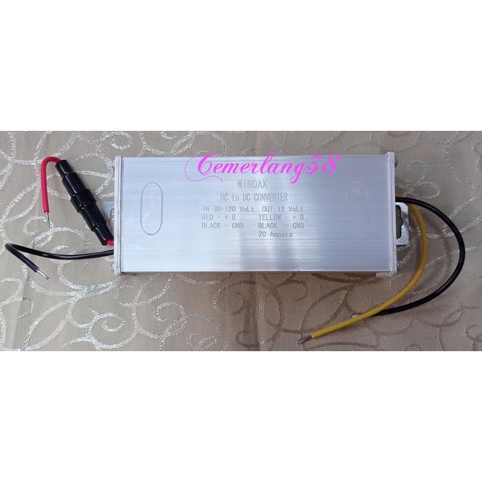 DC DC CONVERTER 30-120V TO 12V 20A ( STEP DOWN 20A ) PII
