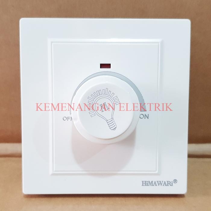 HIMAWARI LIGHT DIMMER SAKLAR DIMER TEMBOK LAMPU AC 220V