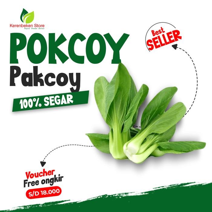 

Pokcay Pakcoy Pokcoy Segar 1kg Sayur Hijau Sehat, Cocok untuk Tumisan & Sup *