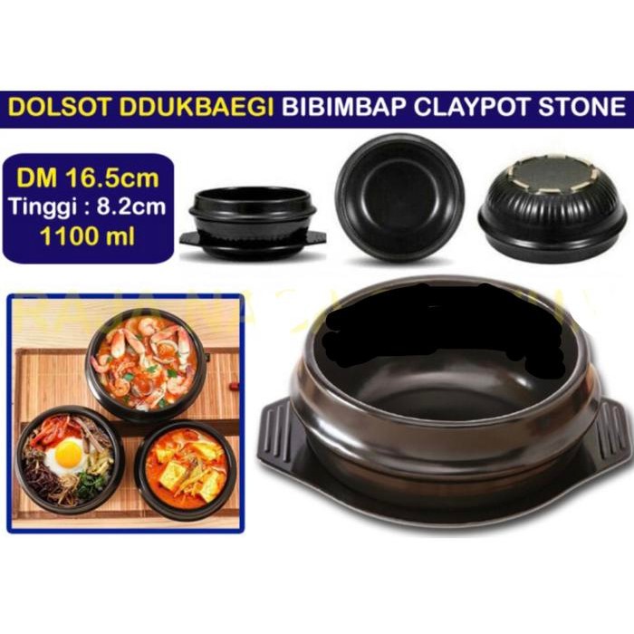 TOP TUKBEGI DOLSOT KOREAN BIBIMBAB BOWL -