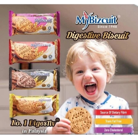 

MYBIZCUIT Biskuit Gandum 250gr 4 Varian Rasa