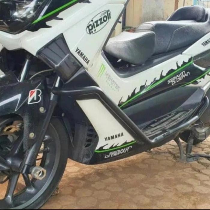 TUBULAR CRASHBAR NMAX-155 2015 - 2022 FULL BESI BULAT HALUS 2PC MHR