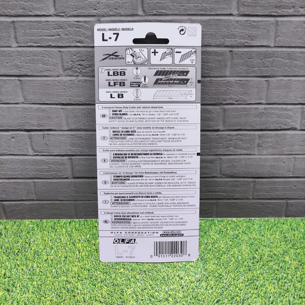 

OLFA L-7 Cutter 18mm L7 Snap Off Knife 18 mm