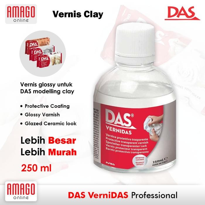 

ready stok vernis untuk das modelling clay - das vernidas isi 250 ml original
