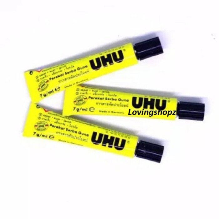 

Lem UHU kecil ukuran 7 ml